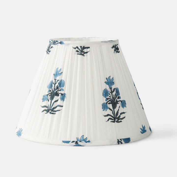 Azure Blossom Lamp Shade
