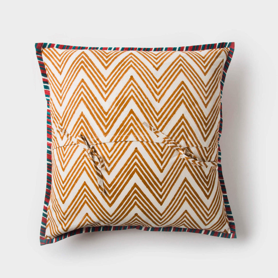 Zigzag Square Pillow Cover