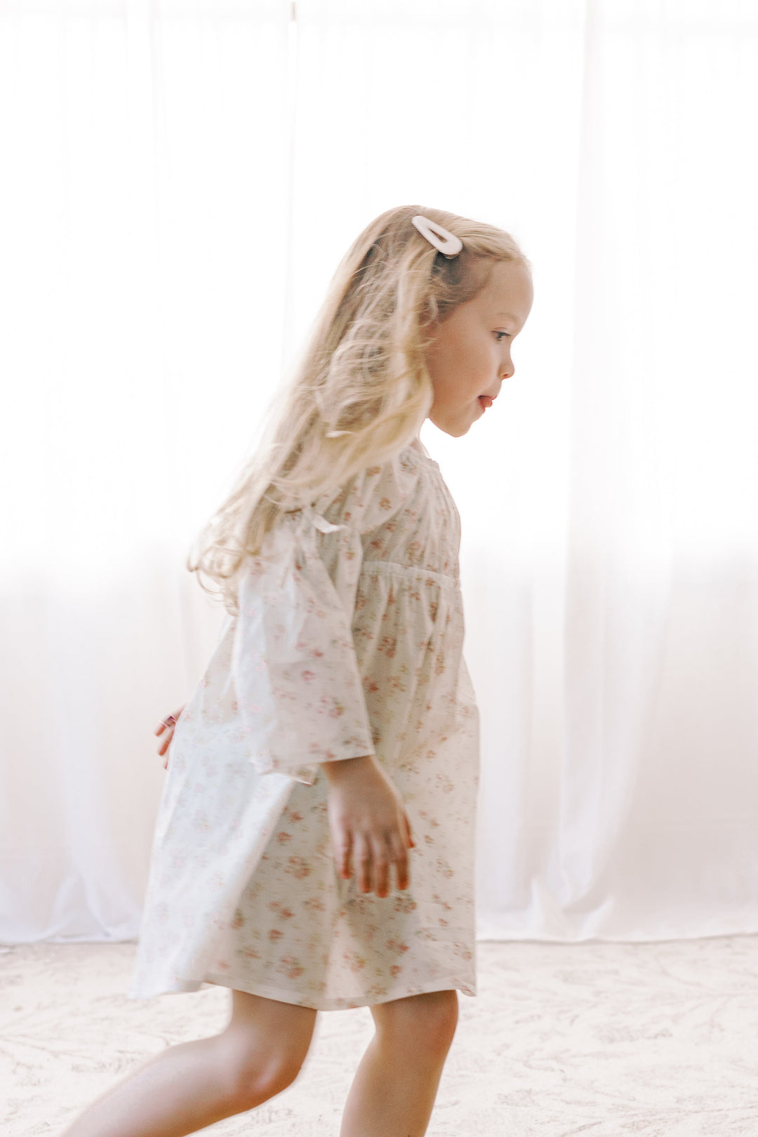 Kennedi Dress | Spring Petal | Bell Sleeve