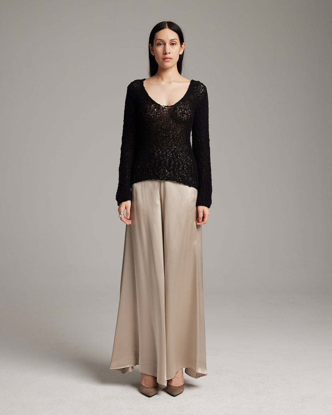Silk Palazzo Pants