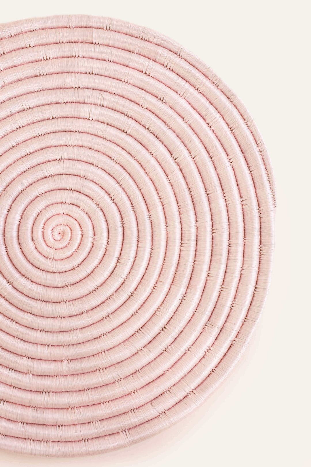 12" Sisal Placemat | Ballet Pink