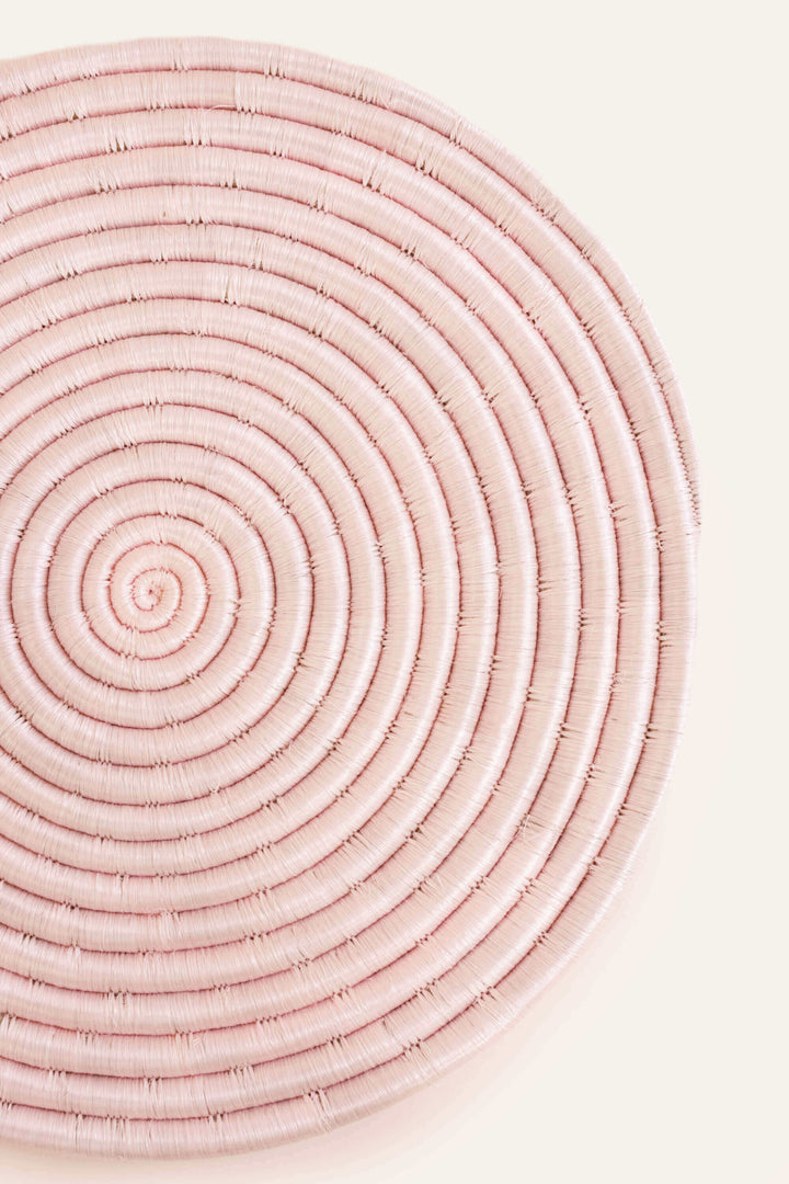 12" Sisal Placemat | Ballet Pink