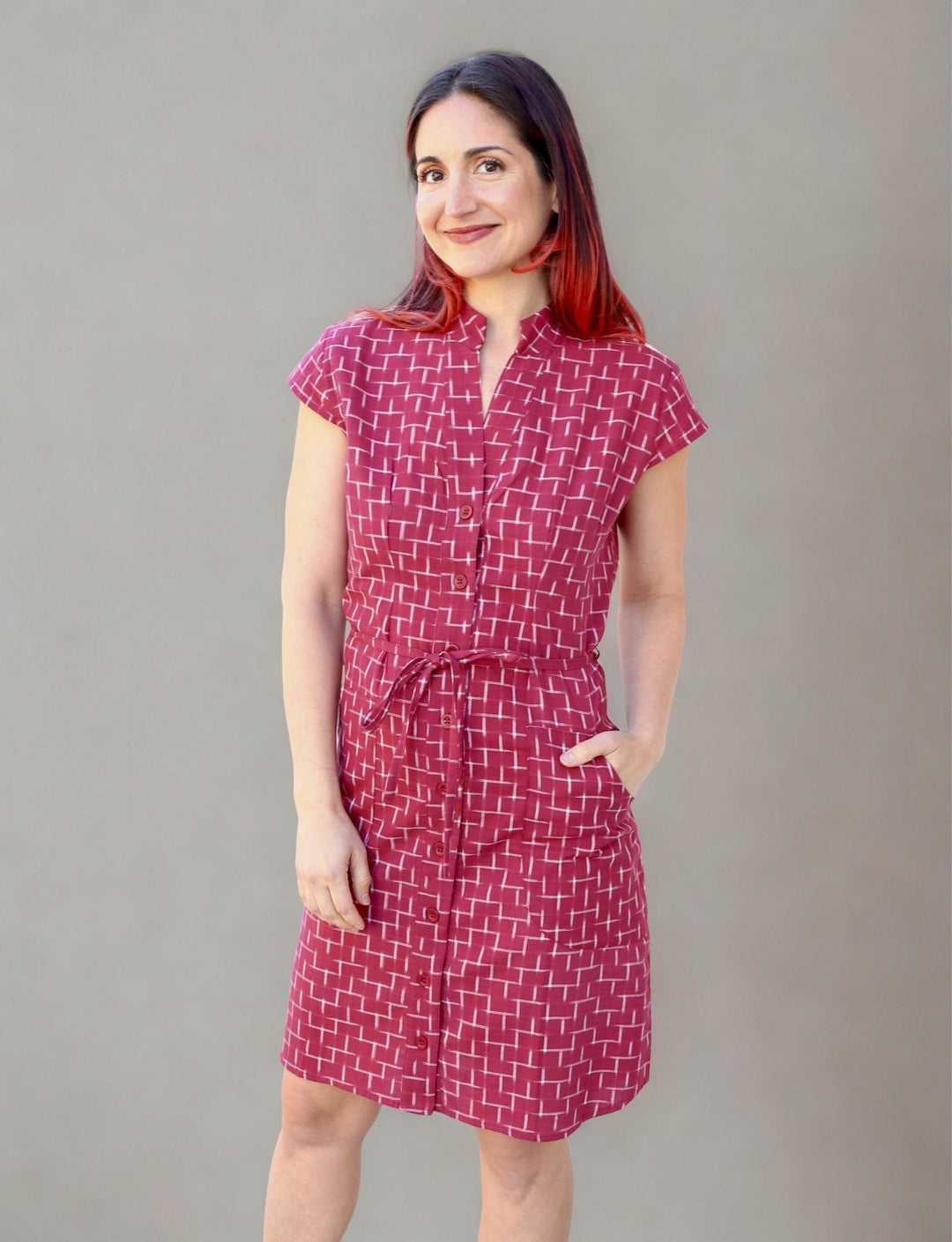 Be My Valentine Organic Cotton Button Dress