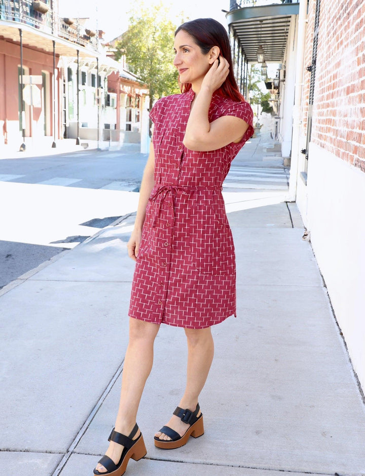 Be My Valentine Organic Cotton Button Dress