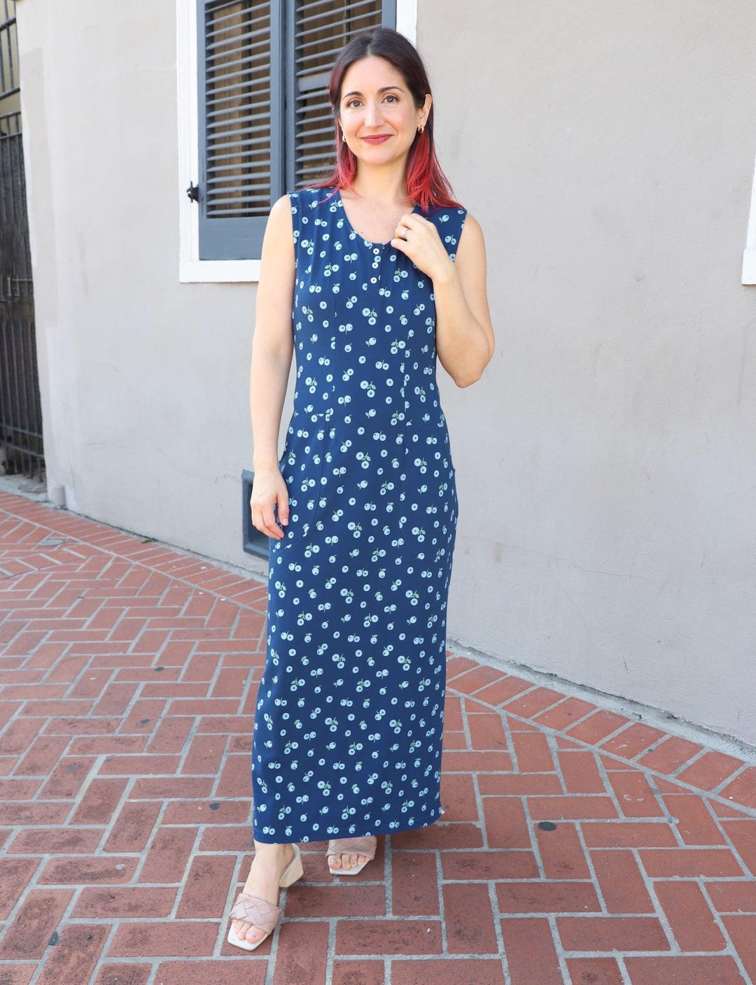 Blueberry Organic Maxi Dress