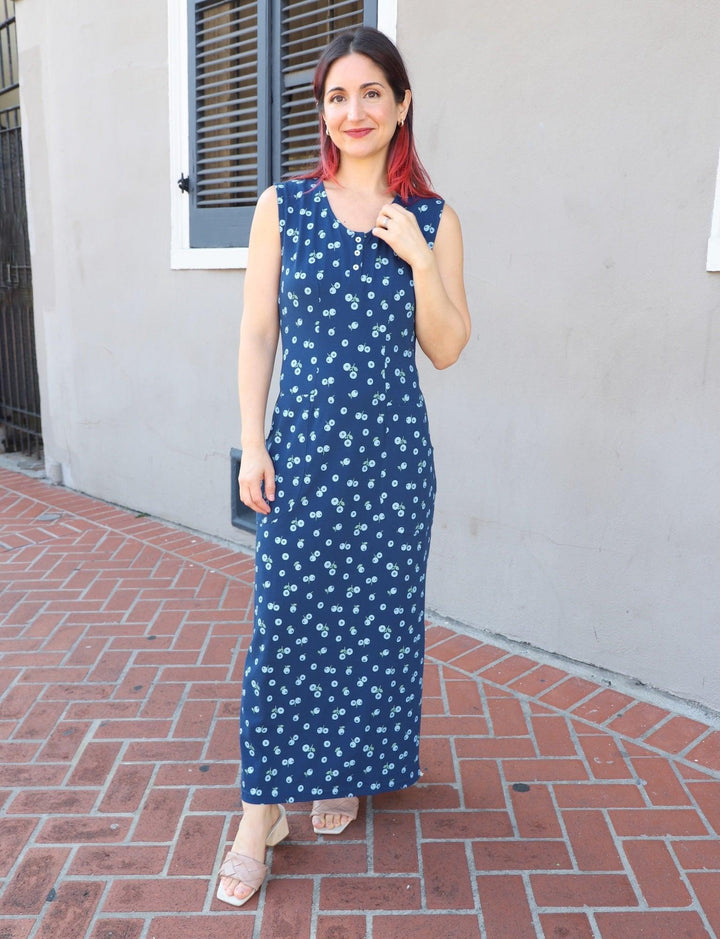 Blueberry Organic Maxi Dress