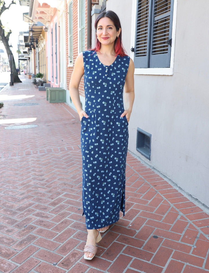 Blueberry Organic Maxi Dress