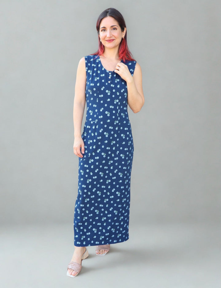 Blueberry Organic Maxi Dress