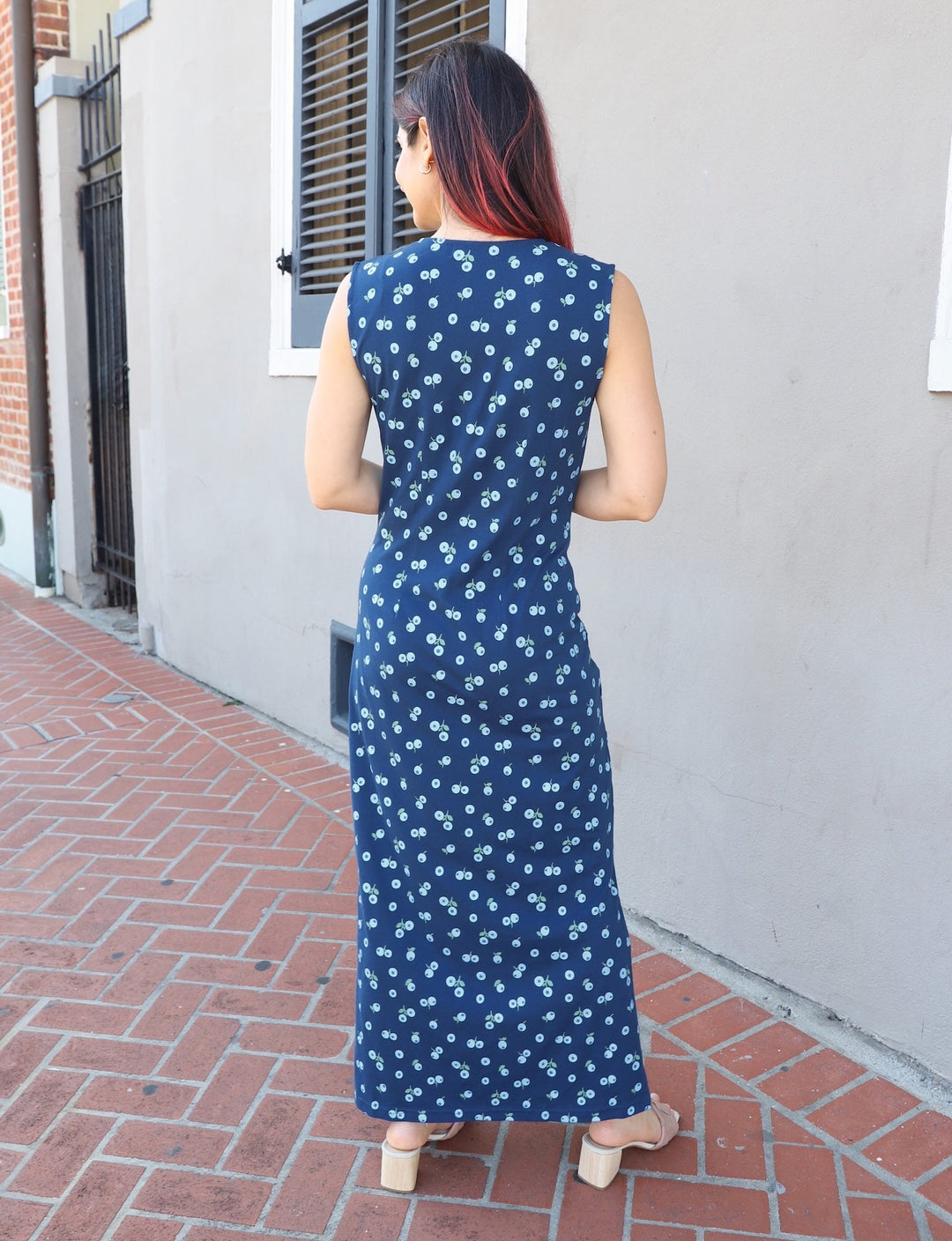 Blueberry Organic Maxi Dress