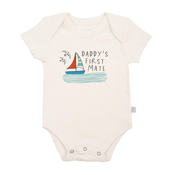 graphic bodysuit | daddy's first mate