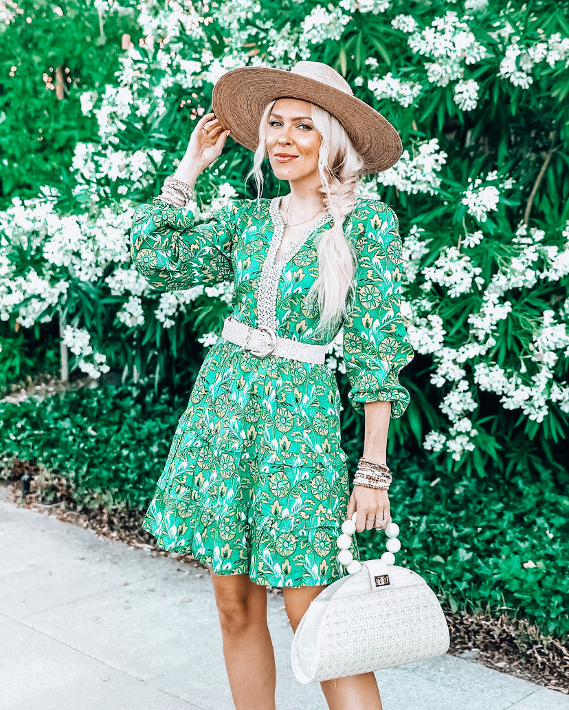 THE ISABELLA White & Cream Rattan Woven Handbag