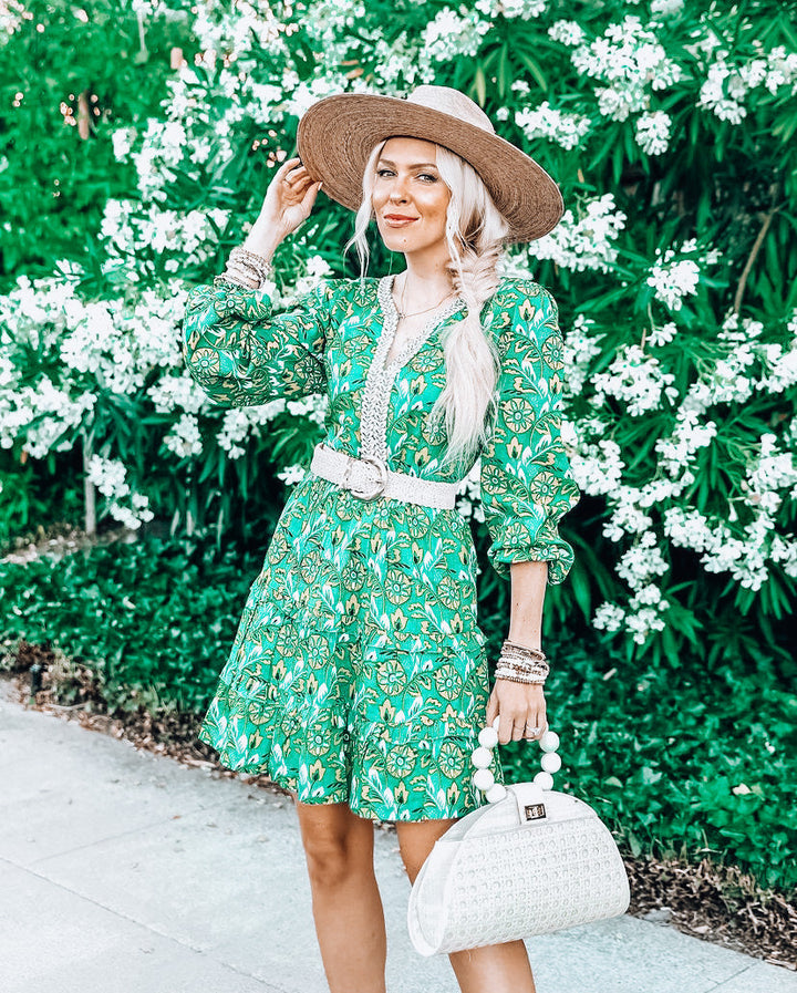 THE ISABELLA White & Cream Rattan Woven Handbag