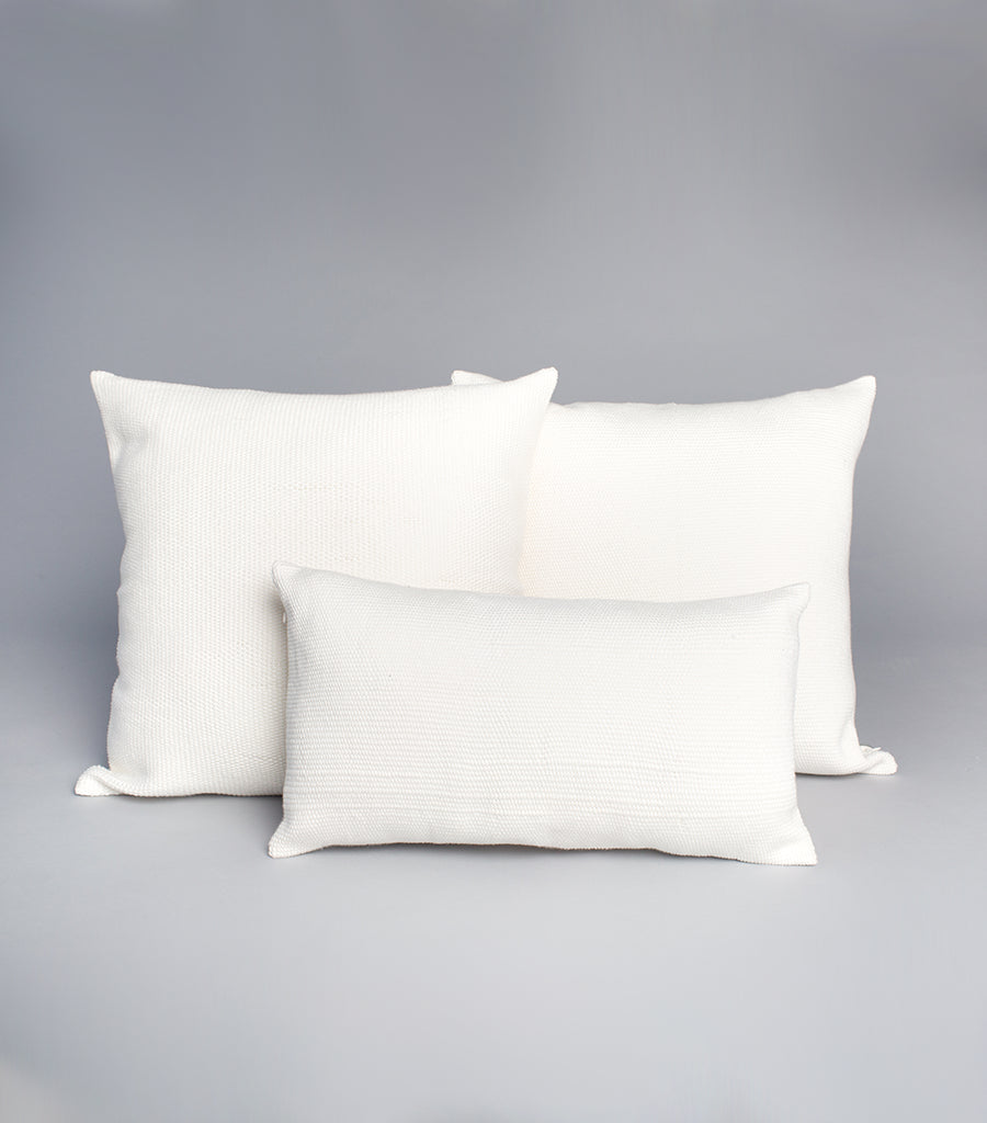 Solid Cotton Euro Pillow - Ivory