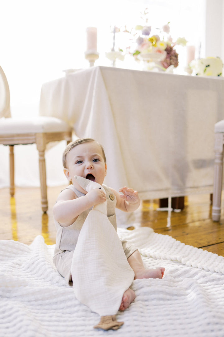 Goose Lovey Security Blanket | 17x17 |Organic Cotton