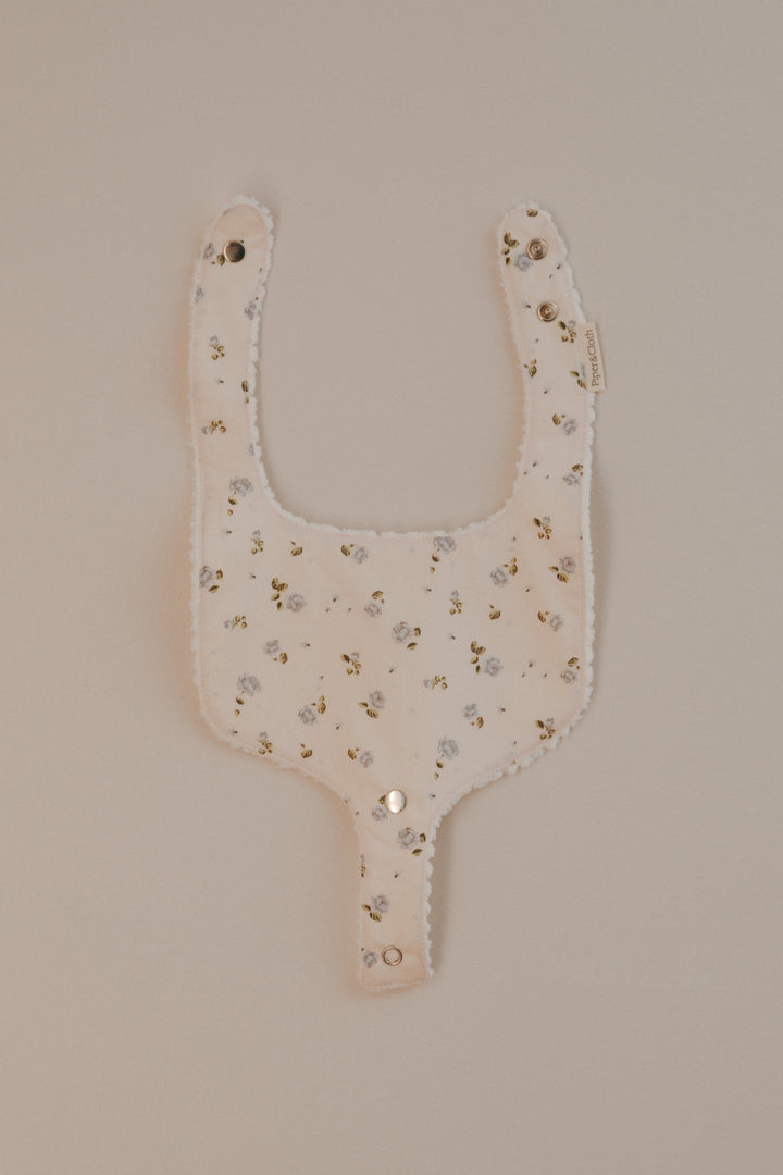 Pacifier Bib | Vintage Rosebud