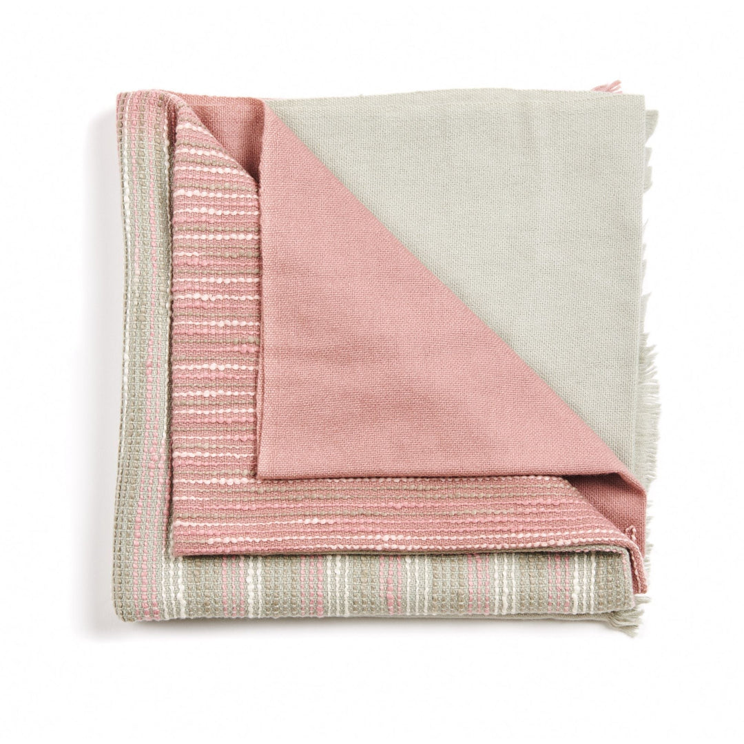 Chive Ombre Hand Textured Handloom Soft Merino Throw