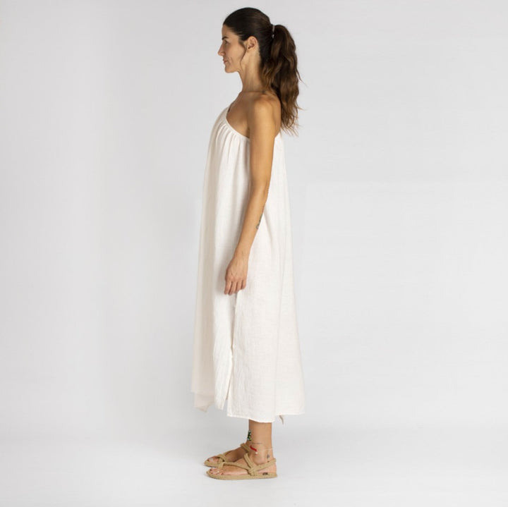 Sile One-Shoulder Dress - Off White