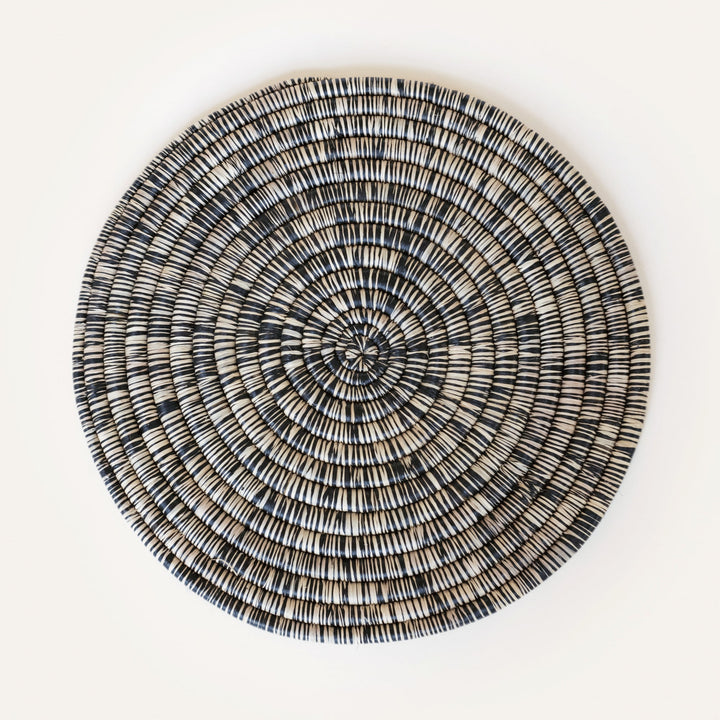 Mixed Raffia Platter