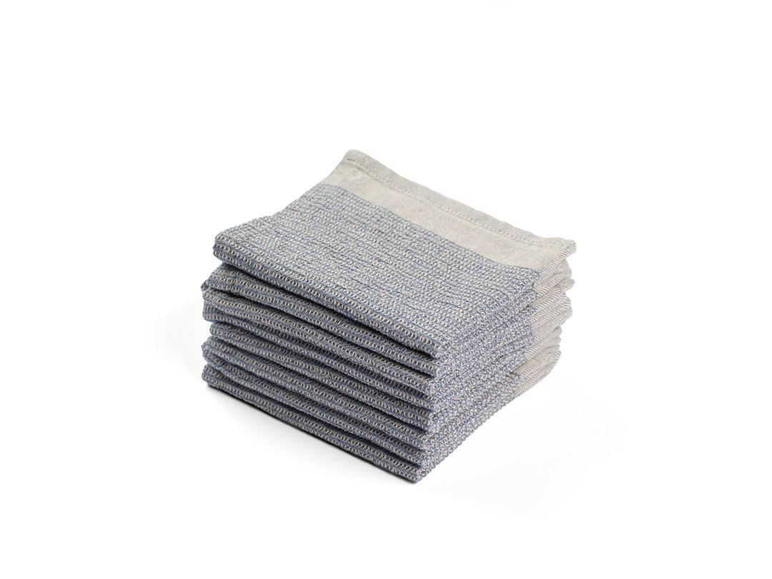 Waffle Weave Wash Cloths - Set of 8