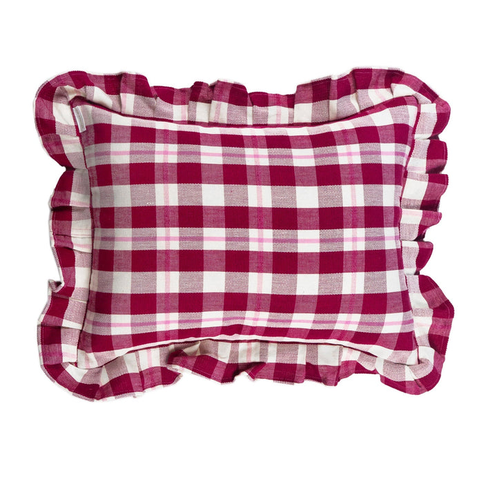 Archive NY Abigaill Plaid Ruffle Pillow