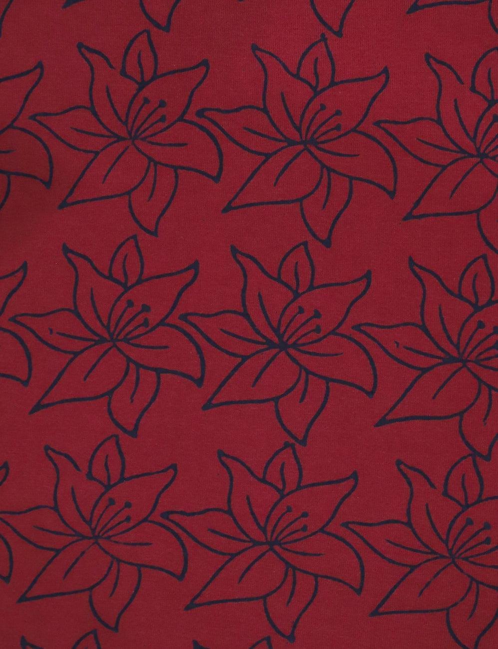 Cabernet Organic Wrap Dress