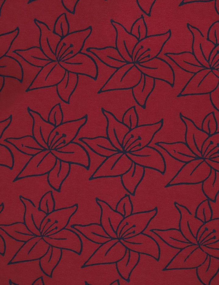 Cabernet Organic Wrap Dress