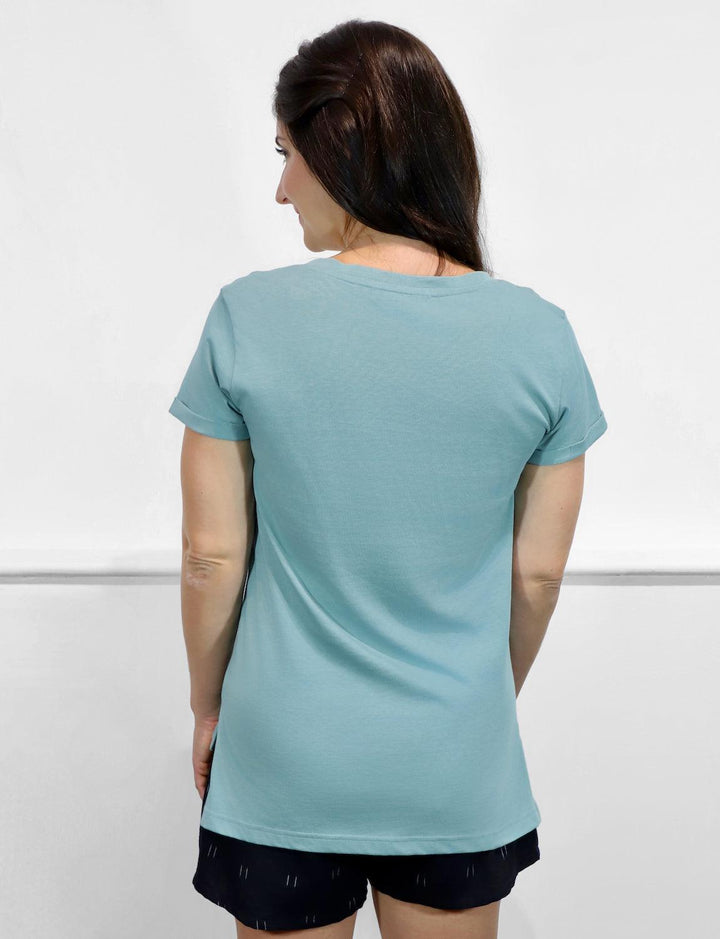 Cameo Blue Organic Cotton T-Shirt