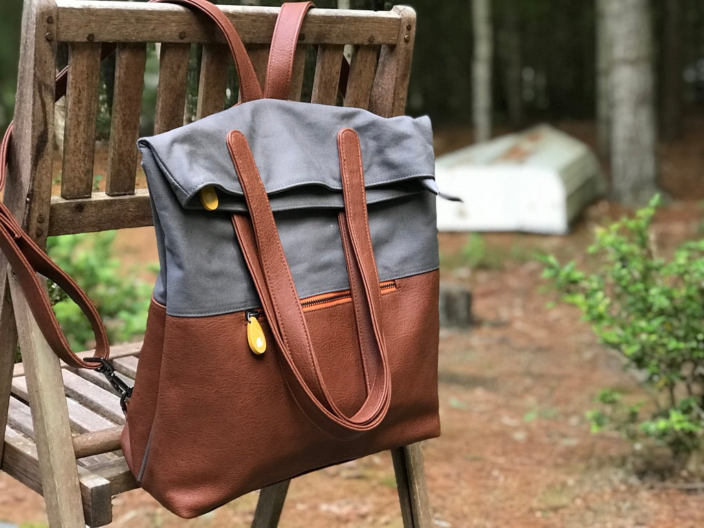 Greenpoint Convertible Backpack Tote - Vegan