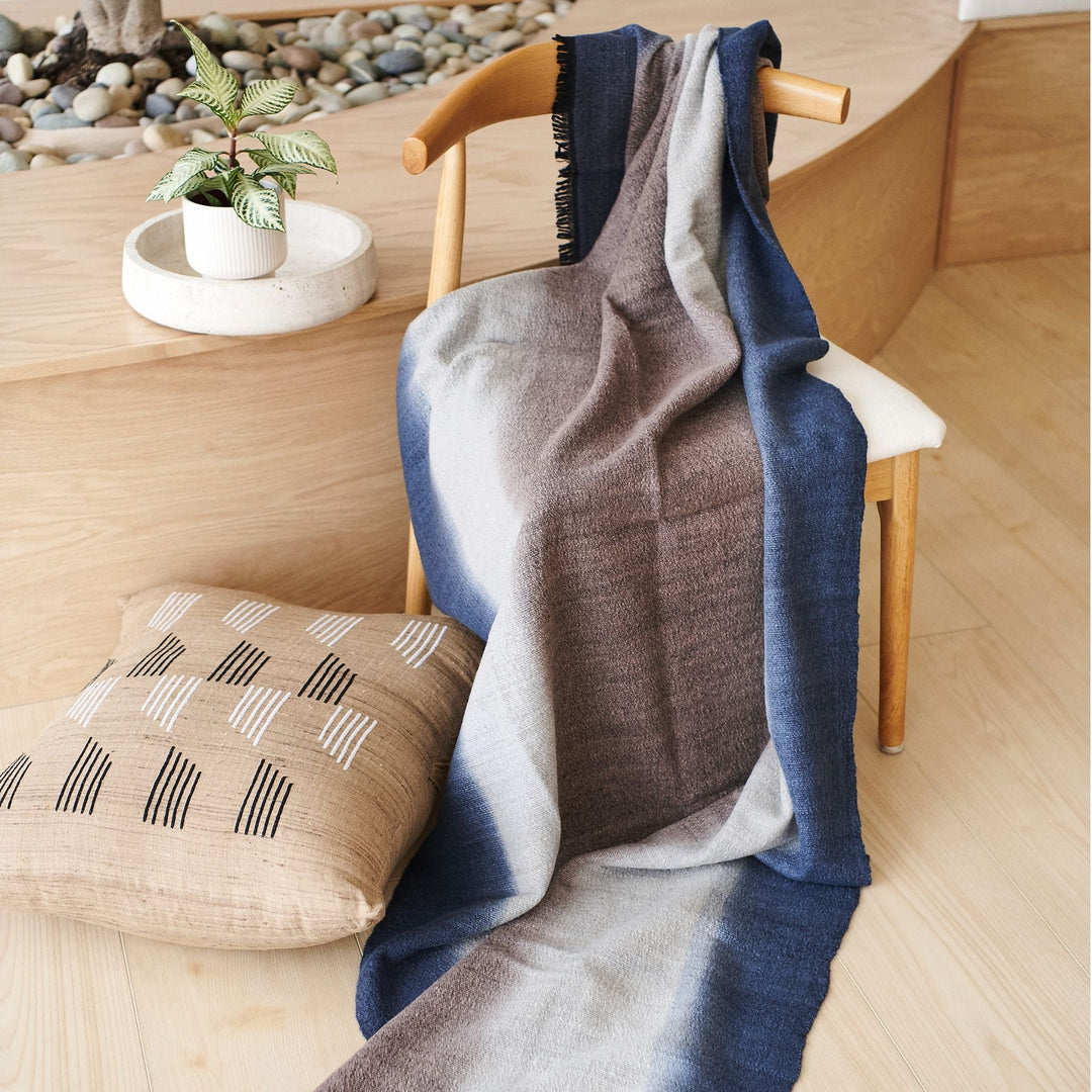 Handloom Handspun Merino Throw
