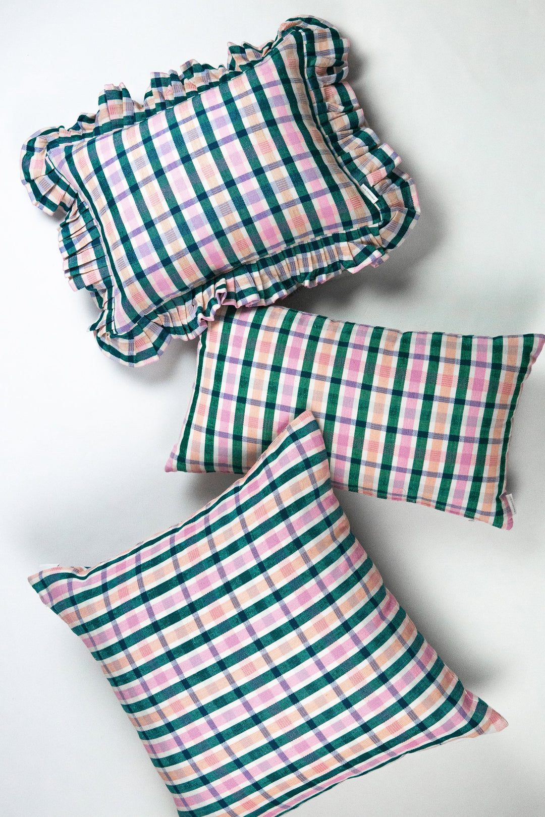 Archive NY Lola Plaid Square Pillow