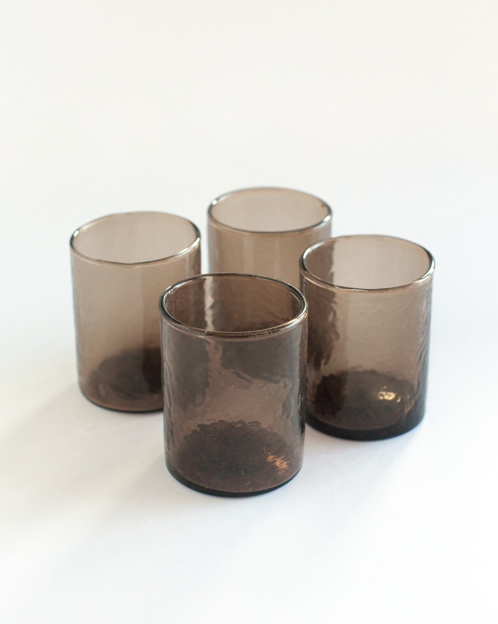 S/4 Recycled Hammered Glasses