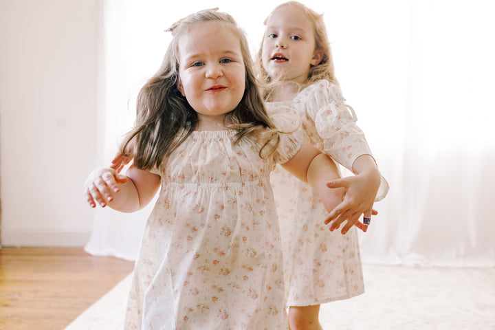 The Kennedi Dress- Spring Petal | Short Sleeve
