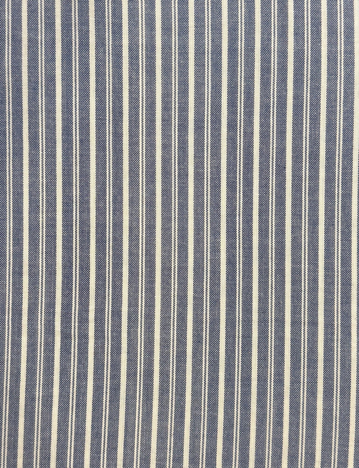 Chambray Pinstripe Organic Cotton Crop Pants