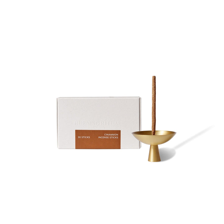 Cinnamon Incense Sticks – 30 Mini Hand-Rolled Sticks from Peru (4.2")