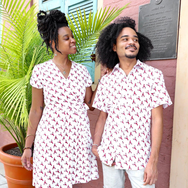 Crawfish Organic Wrap Dress