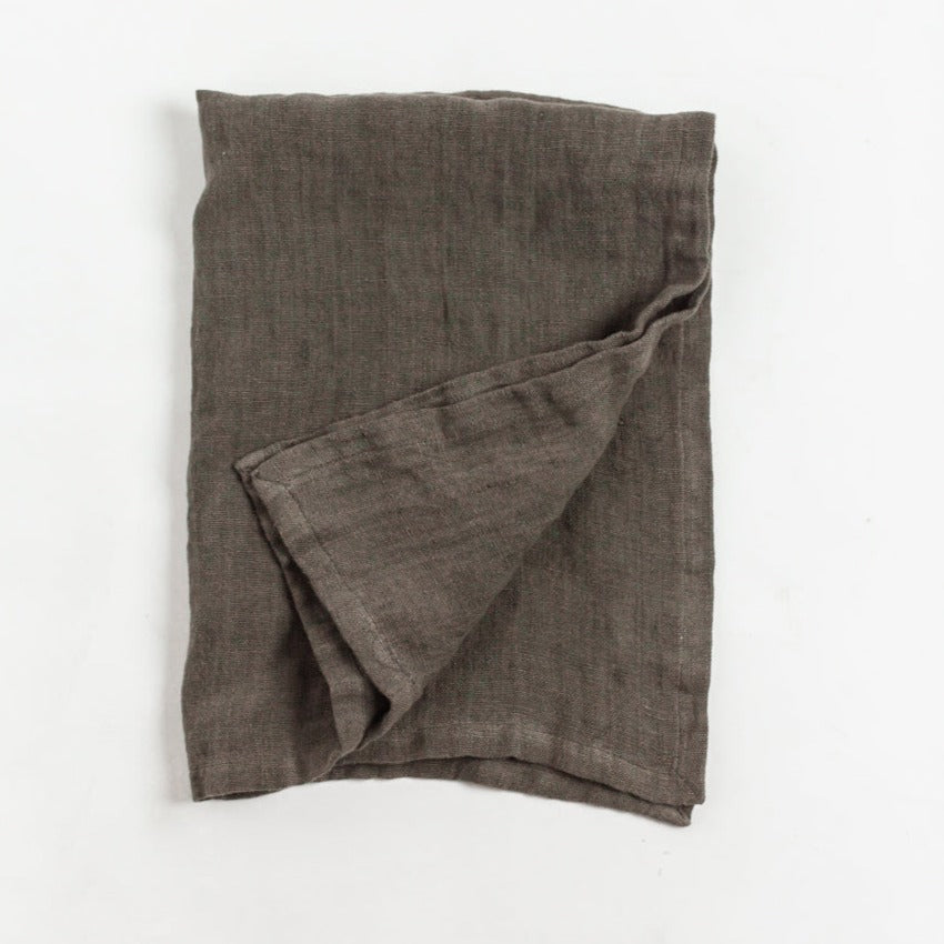 Stone Washed Linen Tea Towel