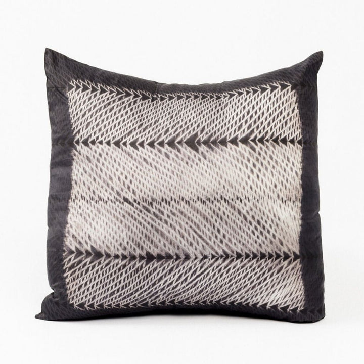 Ara Hand Crafted Shibori Print Mulberry Silk Pillow