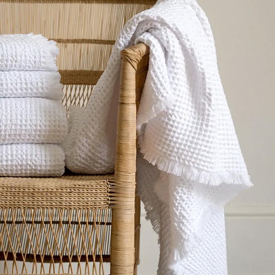 Organic Belgian Waffle Bath Sheet by Mungo