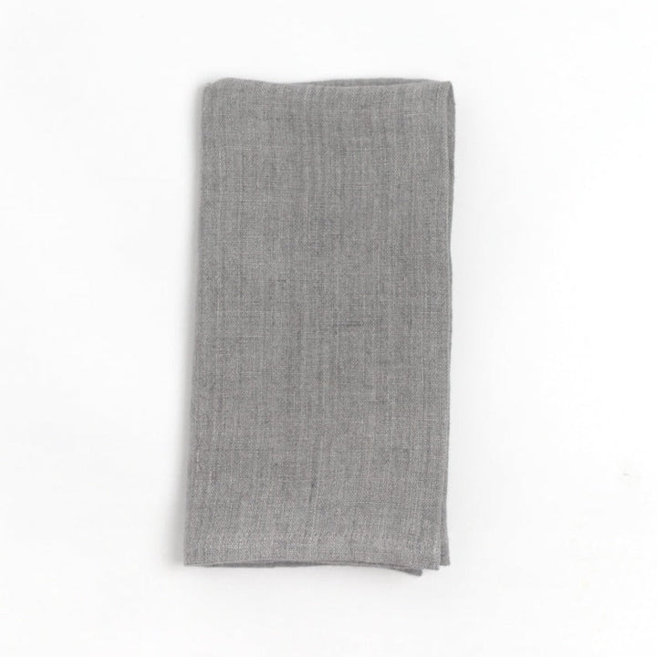 Stone Washed Linen Napkins Set of 4