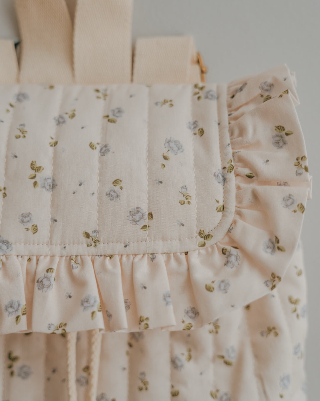 Eloise Quilted Backpack | Vintage Petite Blue