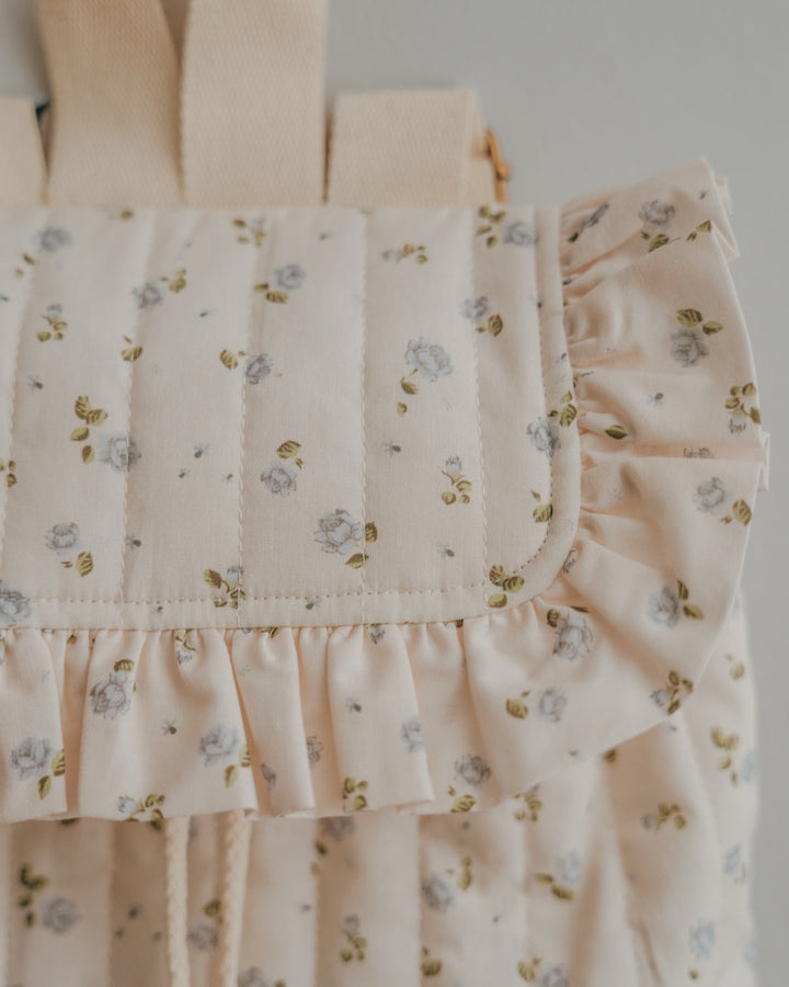 Eloise Quilted Backpack | Vintage Petite Blue