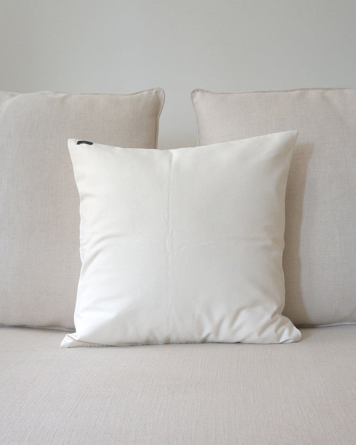 Solid Cotton Euro Pillow - Ivory
