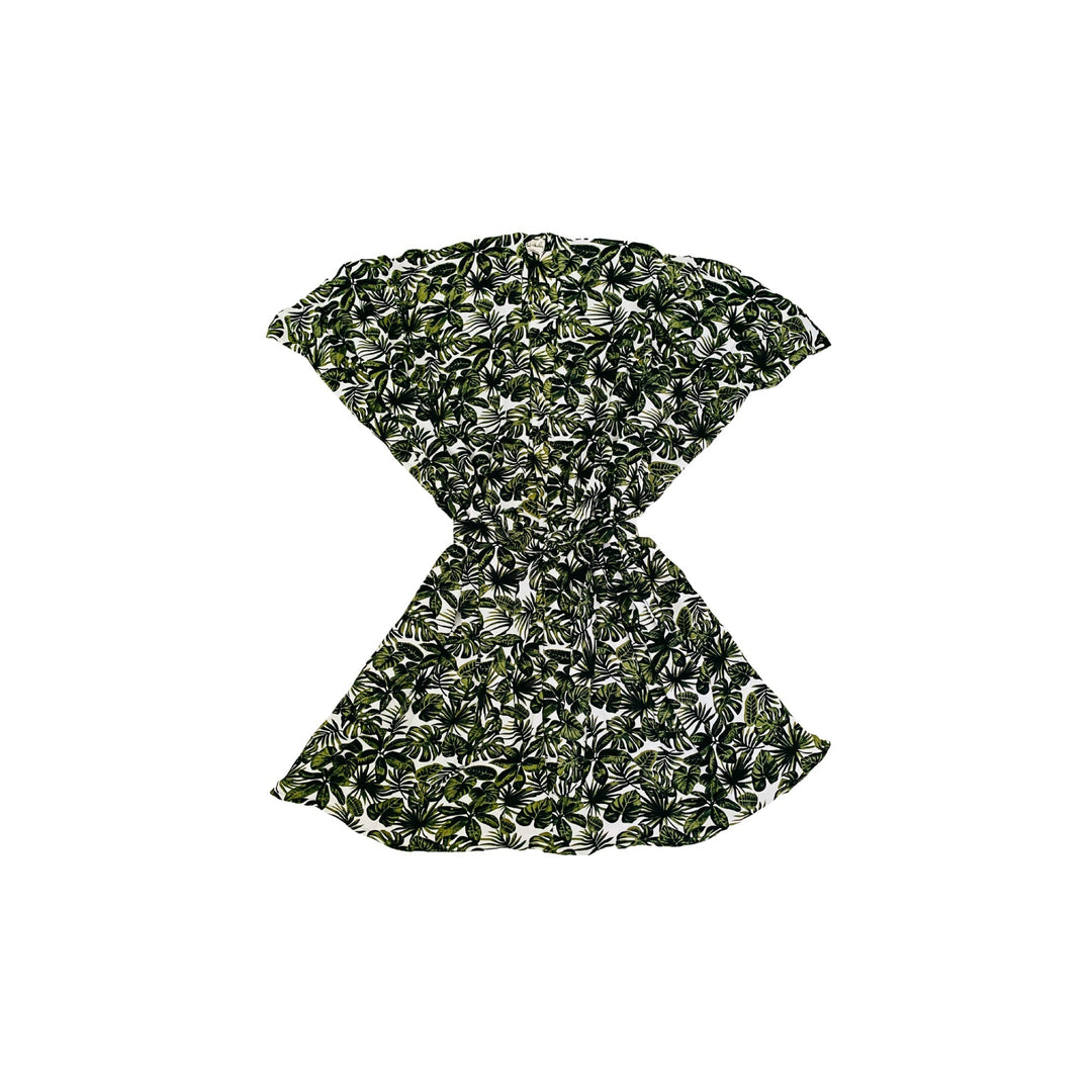 Natalia Midi Kimono Robe in Vintage Green