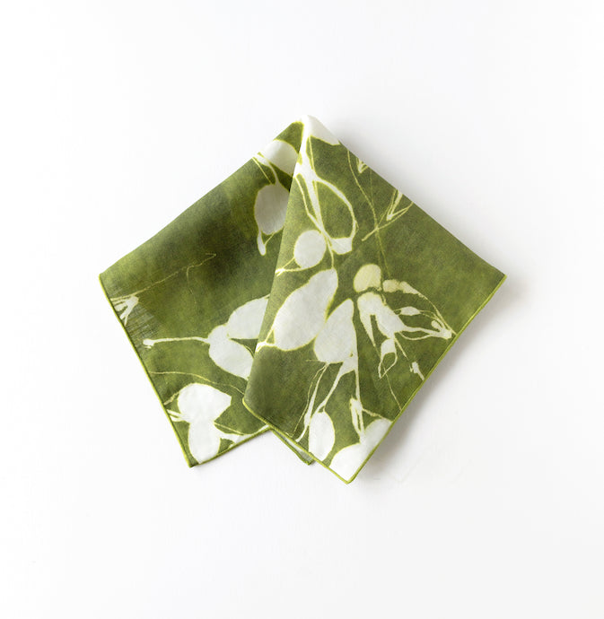 Porto Print in Olive Napkin
