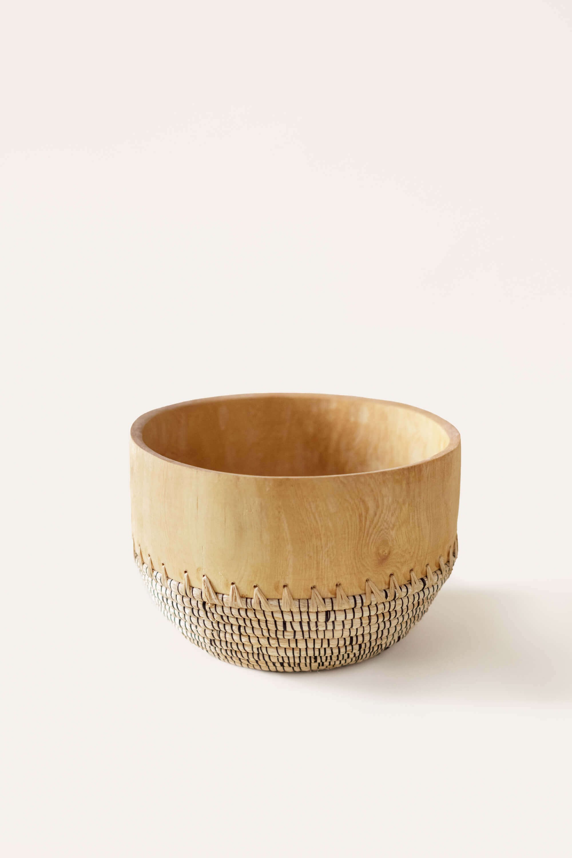 Copabu Wooden + Woven Bowl - Thumbnail 2