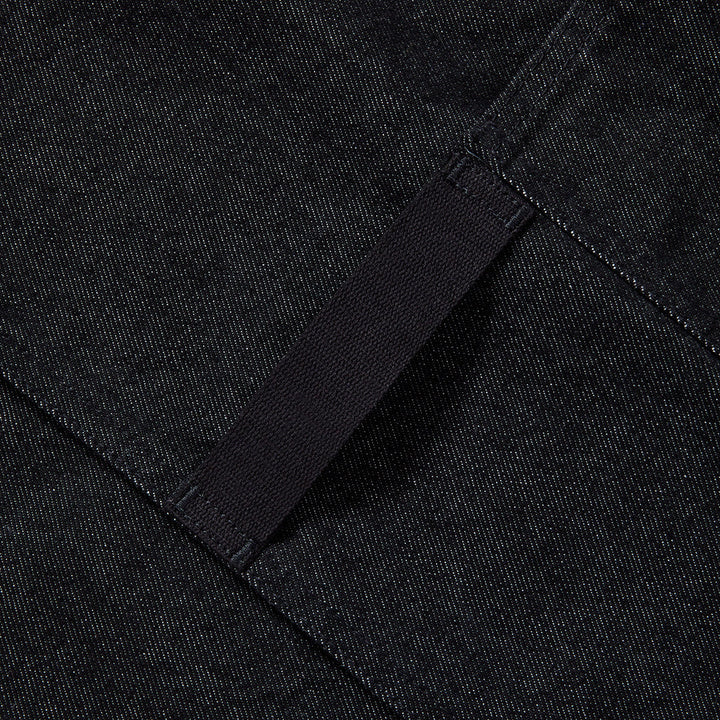 The Essential Apron | Abalone Black Denim