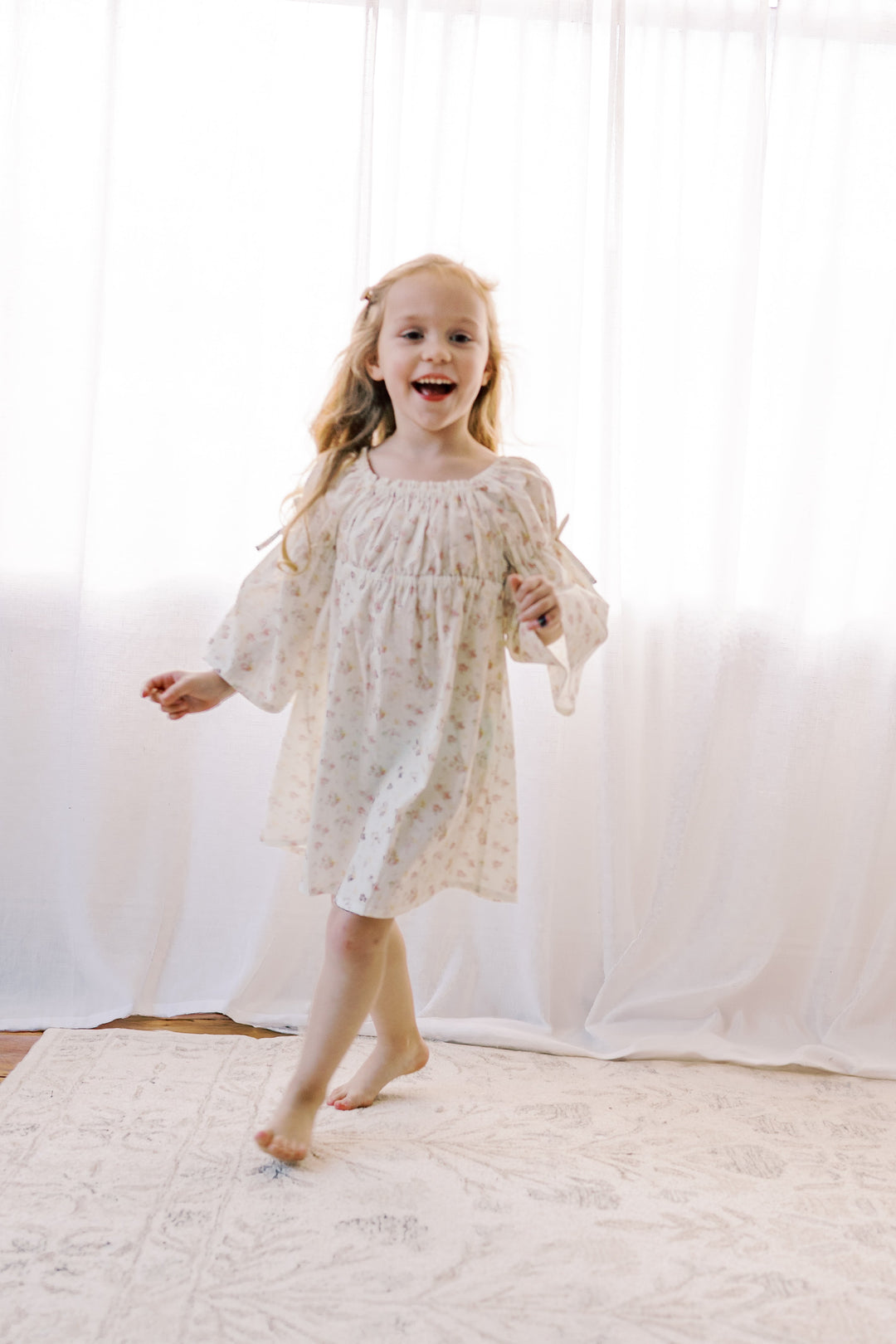 Kennedi Dress | Spring Petal | Bell Sleeve