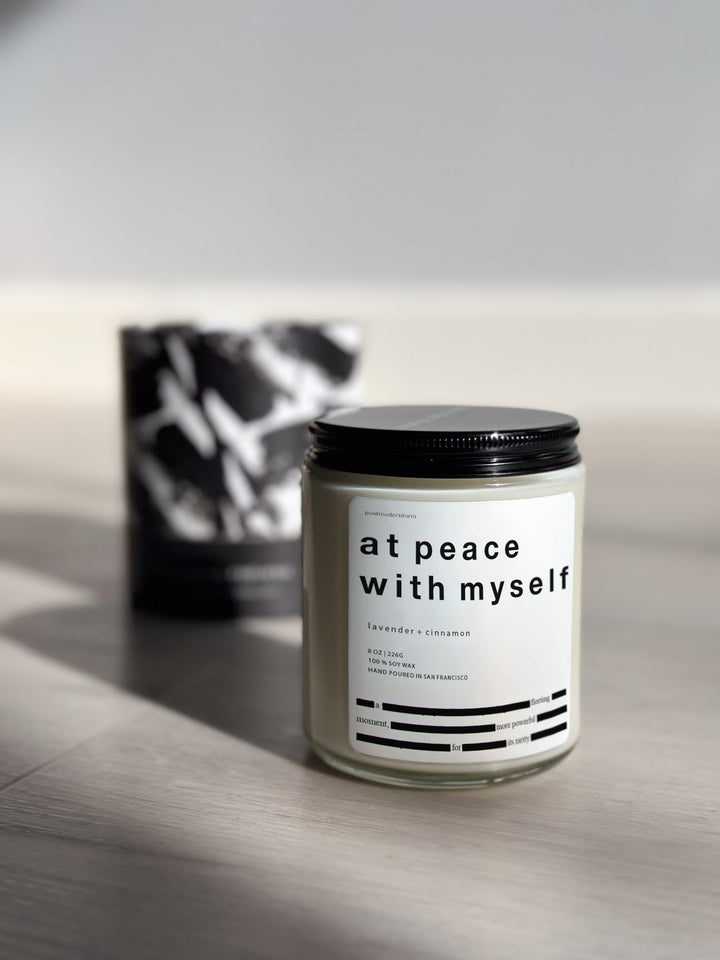 At Peace With Myself / Lavender + Cinnamon Candle