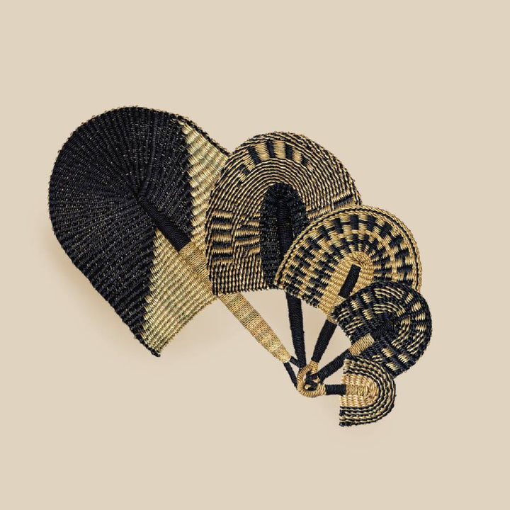 Quintet Ghanaian Fans | Set of 5