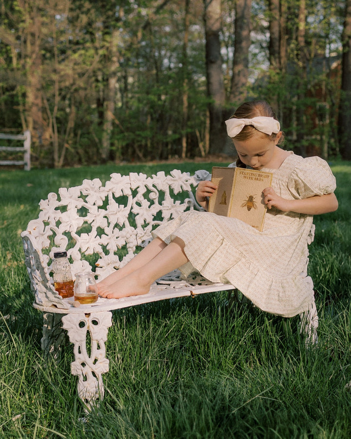 The Weekend Dress-Blush Vine Stripe